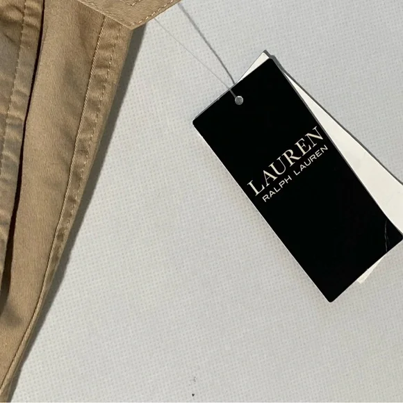 NEW  Womens Size 16  Ralph Lauren Micro-Sanded Twill Belted Wide-Leg  Pants $145 - Picture 10 of 16